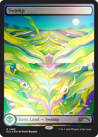 Swamp (1480) (Rainbow Foil) (1480) [Secret Lair Drop Series]