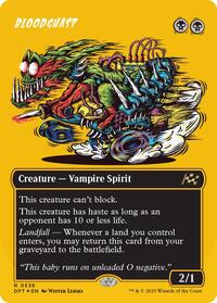 Bloodghast (Borderless) (First-Place Foil) (536) [Aetherdrift]