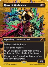 Hazoret, Godseeker (Borderless) (First-Place Foil) (546) [Aetherdrift]