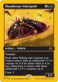 Thunderous Velocipede (First-Place Foil) (471) [Aetherdrift]