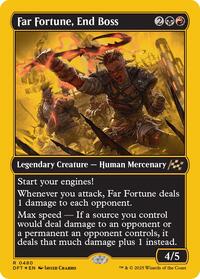 Far Fortune, End Boss (First-Place Foil) (480) [Aetherdrift]
