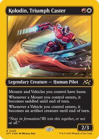 Kolodin, Triumph Caster (First-Place Foil) (483) [Aetherdrift]