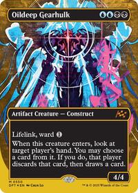 Oildeep Gearhulk (Borderless) (First-Place Foil) (550) [Aetherdrift]