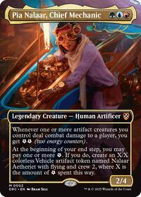 Pia Nalaar, Chief Mechanic (Borderless) (2) [Commander: Aetherdrift]