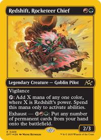 Redshift, Rocketeer Chief (First-Place Foil) (489) [Aetherdrift]