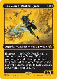 Sita Varma, Masked Racer (First-Place Foil) (493) [Aetherdrift]