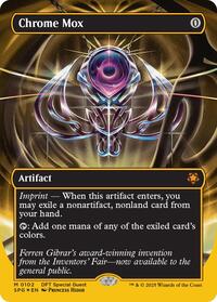 Chrome Mox (Borderless) (First-Place Foil) (102) [Special Guests]
