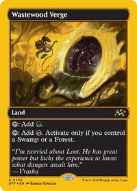 Wastewood Verge (First-Place Foil) (505) [Aetherdrift]
