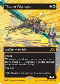Thopter Fabricator (Borderless) (First-Place Foil) (522) [Aetherdrift]