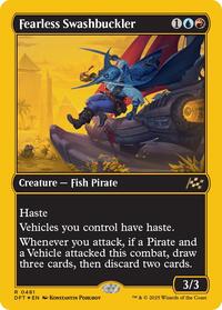 Fearless Swashbuckler (First-Place Foil) (481) [Aetherdrift]