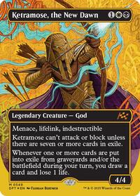 Ketramose, the New Dawn (Borderless) (First-Place Foil) (549) [Aetherdrift]