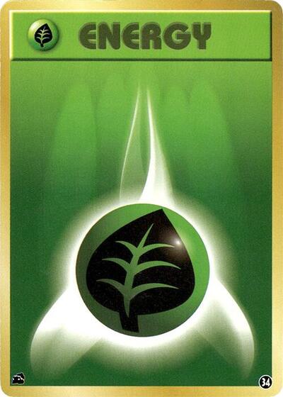 Basic Grass Energy - 34 (34) [Intro Pack (Bulbasaur)]