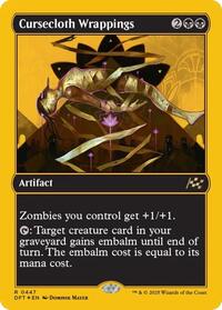 Cursecloth Wrappings (First-Place Foil) (447) [Aetherdrift]