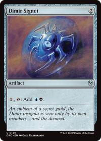 Dimir Signet (129) [Commander: Aetherdrift]