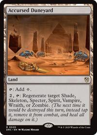 Accursed Duneyard (20) [Commander: Aetherdrift]