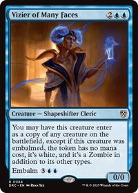 Vizier of Many Faces (84) [Commander: Aetherdrift]