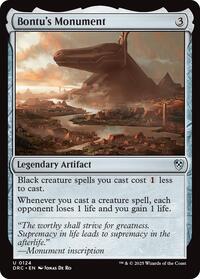 Bontu's Monument (124) [Commander: Aetherdrift]