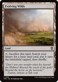 Evolving Wilds (0153) (153) [Commander: Aetherdrift]