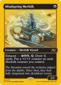 Mindspring Merfolk (First-Place Foil) (436) [Aetherdrift]