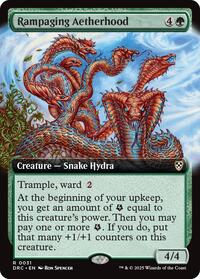 Rampaging Aetherhood (Extended Art) (31) [Commander: Aetherdrift]