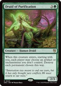 Druid of Purification (49) [Commander: Aetherdrift]