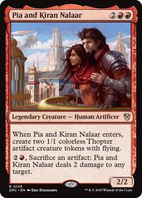 Pia and Kiran Nalaar (105) [Commander: Aetherdrift]