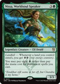 Nissa, Worldsoul Speaker (13) [Commander: Aetherdrift]