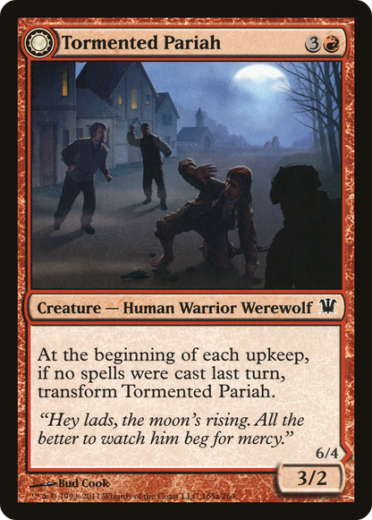 Tormented Pariah (ISD-165) - Innistrad: (Double Faced Transform) Foil