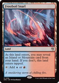 Frostboil Snarl (158) [Commander: Aetherdrift]
