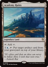 Academy Ruins (58) [Commander: Aetherdrift]