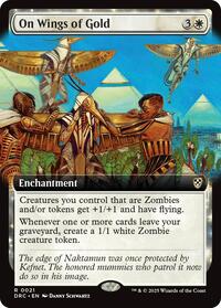 On Wings of Gold (Extended Art) (21) [Commander: Aetherdrift]