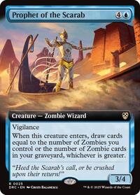 Prophet of the Scarab (Extended Art) (25) [Commander: Aetherdrift]