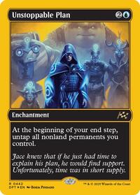 Unstoppable Plan (First-Place Foil) (442) [Aetherdrift]