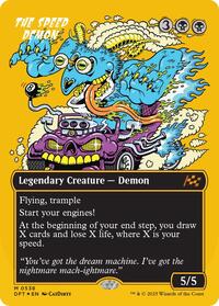 The Speed Demon (Borderless) (First-Place Foil) (538) [Aetherdrift]