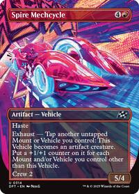 Spire Mechcycle (Borderless) (314) [Aetherdrift]