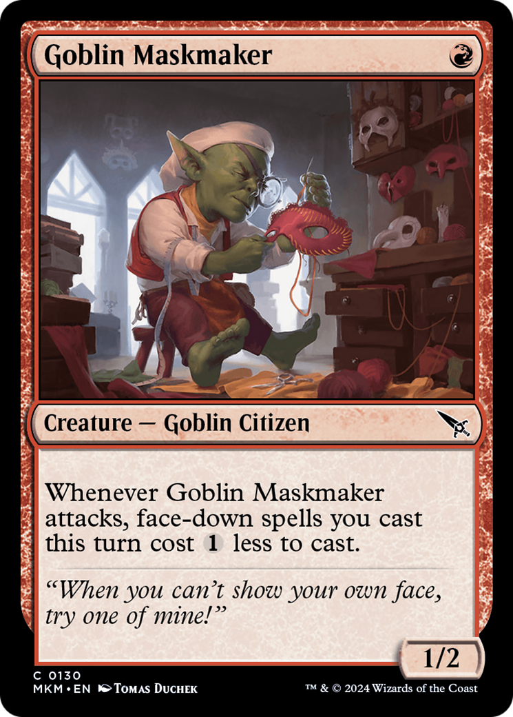Goblin Maskmaker (MKM-130) - Murders at Karlov Manor