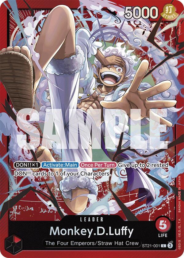 Monkey.D.Luffy (001) (ST21-001) [Starter Deck EX: Gear 5]