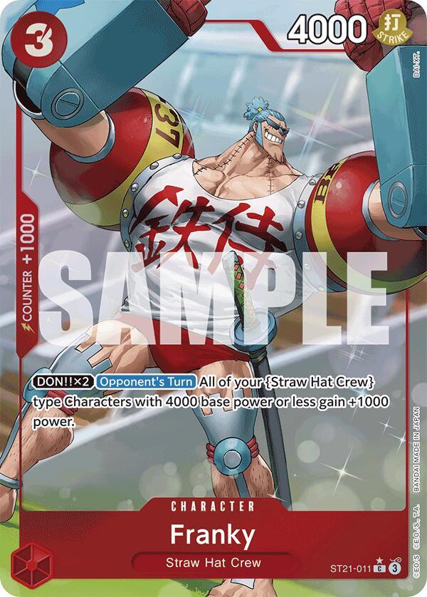 Franky (Parallel) (ST21-011) [Starter Deck EX: Gear 5]