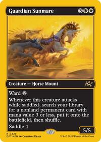 Guardian Sunmare (First-Place Foil) (429) [Aetherdrift]