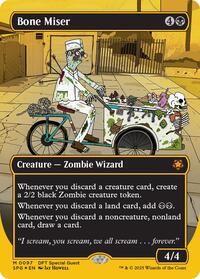 Bone Miser (Borderless) (First-Place Foil) (97) [Special Guests]