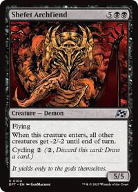 Shefet Archfiend (104) [Aetherdrift]