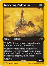 Lumbering Worldwagon (First-Place Foil) (467) [Aetherdrift]