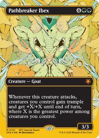 Pathbreaker Ibex (Borderless) (First-Place Foil) (101) [Special Guests]