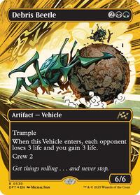 Debris Beetle (Borderless) (First-Place Foil) (530) [Aetherdrift]