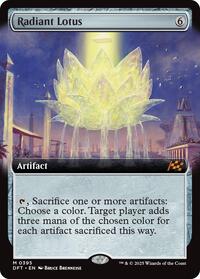 Radiant Lotus (Extended Art) (395) [Aetherdrift]