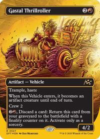 Gastal Thrillroller (Borderless) (First-Place Foil) (527) [Aetherdrift]