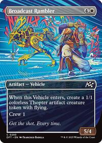 Broadcast Rambler (Borderless) (293) [Aetherdrift]