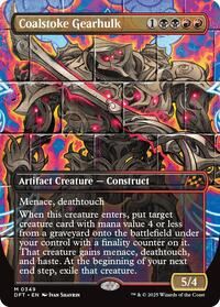 Coalstoke Gearhulk (Borderless) (349) [Aetherdrift]
