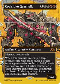 Coalstoke Gearhulk (Borderless) (First-Place Foil) (548) [Aetherdrift]