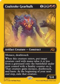 Coalstoke Gearhulk (First-Place Foil) (477) [Aetherdrift]